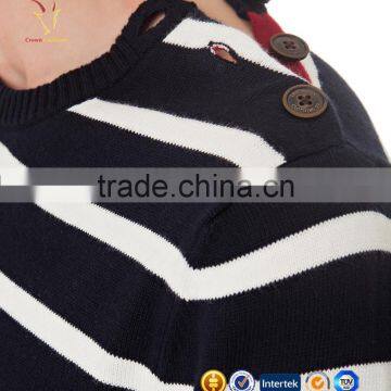 New Design Striped Men Cashmere Sweaters Wool Sweater photo-5