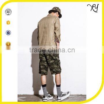Wholesale Camo Shorts Mens Summer Short Pants Bright Color Men's Casual Shorts photo-3