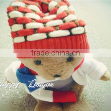 Free Knit Pattern for Hat Earflaps,knit Hat With Ball Top,winter Knitted Black Ski Mask Hat Knitting Pattern photo-5