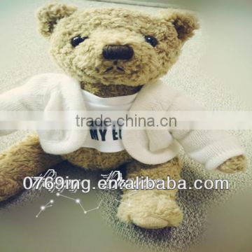 custom flag teddy bear toy wearing sweater for kids