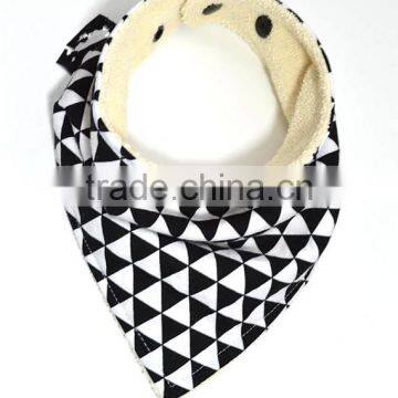 Picture of latest gown designs Hot Sale kids clothes gingham baby bib