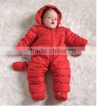 2016 Hot Saling Siamese Trousers Hoody Kid Down Jacket photo-2