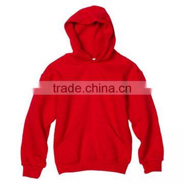 Custom Design Printing Wholesale Cheap Kids Fleece Blank Pullover Hoodie photo-6