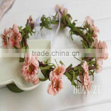 Wholesale Flower Bridal Headpiece Floral Halo Head Garland photo-6
