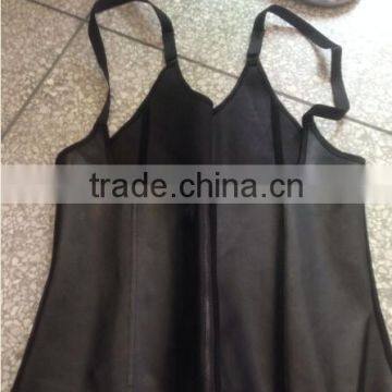 Latex Waist Trainer Zipper Up Waist Trainer Corset Rubber Cincher Silmming Workout Postpartum Waist Body Shaper photo-6