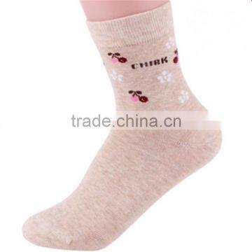 Sell Like Hot Cake Women Cherry Patterned Cotton Socks photo-4