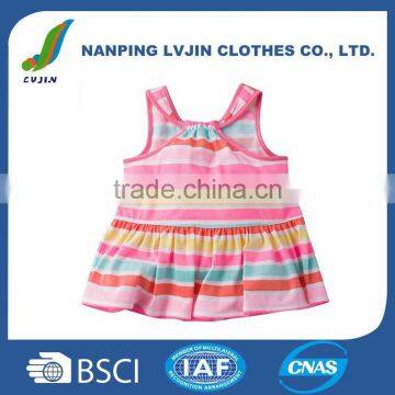 100% Cotton Girls' Sleeveless Tunic Top Wholesale Price photo-2