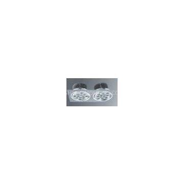 2 * 12W 50-60 Hz 135mm Aluminum SSL LED Ceiling Lights Fixtures With 50% Energy Saving
