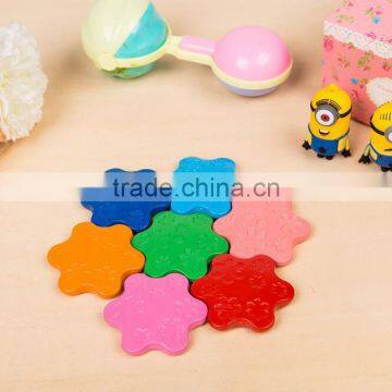 Creative 12 Color Children's Snowflake Shape Crayon Kids Educational Painting Toys photo-2