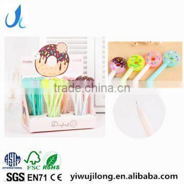 Cute Doughnut gel pen escolar stationery canetas school office supplies