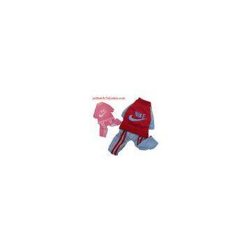 Nike pet sport suit in blue&pink