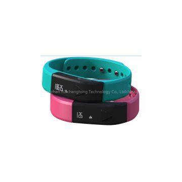 2015 Popular Colors Silicone Wristbands HD OLED Screen Bluetooth 4.0 Smart Bracelet I5 watch