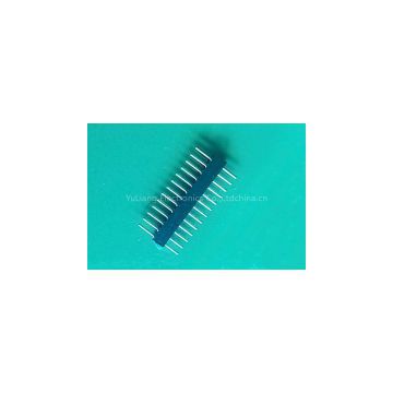 1.27mm pitch dip type single row round pin pin header