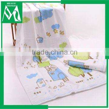 Printed bath towel 100% cotton packaging oem service free sample