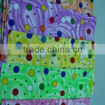 spun rayon fabric print