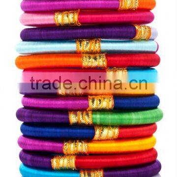 Silk Thread Bangles, handmade Silk Thread Bangle wholesale