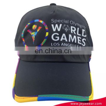 Customize sprots cap for Special Olympics World Games baseball cap with printing logo