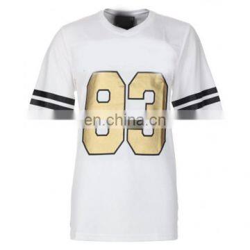 custom design printed white american football jersey