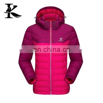 Womens quilted jacket ultra light down jacket for winter