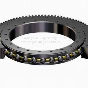 Four point contact single row slewing bearing