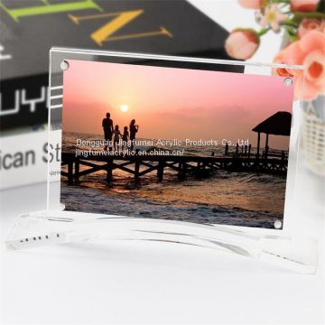 Wholesale Plastic Desktop Picture Holder Glass Love Photo Frames Mosaic Photo Frame