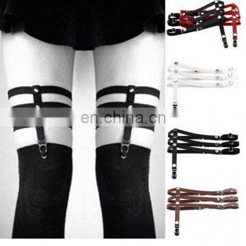 1PC Punk Lingerie Harness Leg Chain Sexy Thigh Belt Gothic Garter Clip Body Jewelry