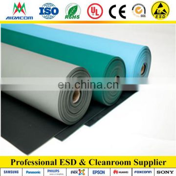 Dull or shiny ESD mat, 2 layers antistatic ESD table mat