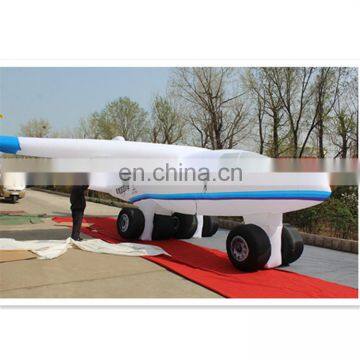 customized outdoor giant advertising plane/airplane model inflatable can priting logo