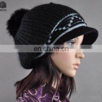 Modern style women acrylic beanie hat