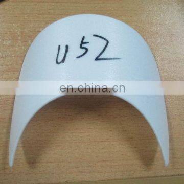 curved plastic insert brim for hat