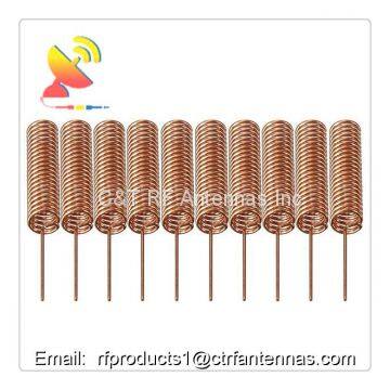 RF embedded antenna helical 868MHz 32mm copper spring antenna china antenna best buy