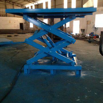 Electric Platform Lift Car Scissor Lift Gas Station