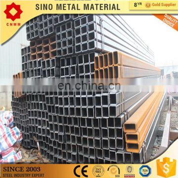 rectangular steel pipes size erw black q195 square steel tube