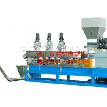 Parallel double screw granulator production line