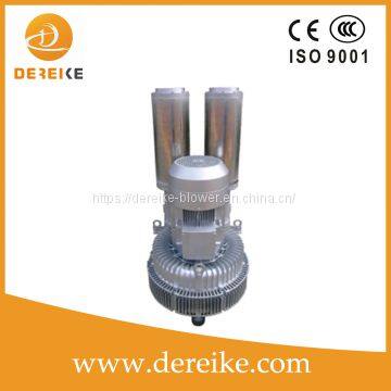 DHB 943C 025 Dereike High Pressure Double Stage Side Channel Blower 25kw photo-2