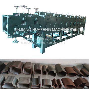 Steel Handrail Tube Rollforming Machinery, Special Shape Steel Pipe Making Machine