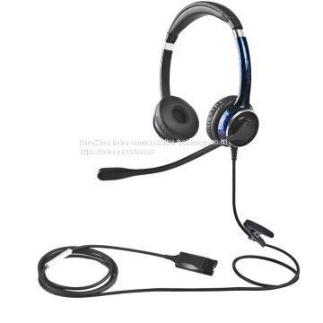 China Beien FC22 QD business telephone headset for call center customer service multimedia teaching headset