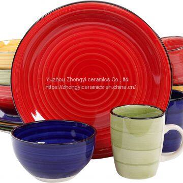 Home Use Stoneware Dinnerware of 16pcs Dinner Set photo-5
