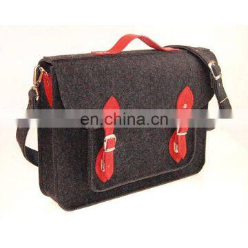mens shoulder briefcase computer felt laptop bag