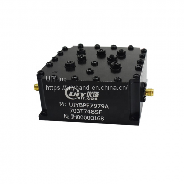 RF 650 ~ 2700MHz Cavity Filter Double Unit High Rejection 70dB Low Insertion Loss Low RF Filter