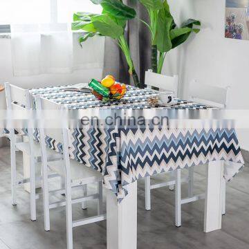 Best Price Good Quality All Over Print Cotton Linen Waterproof Picnic Party Dinner Fancy Table Cloth photo-3