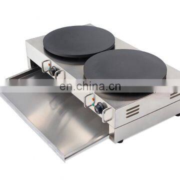 Electric Double Head Crepe Pancake Baking Machine Crepe Making Machine Crepe Maker With Ce photo-2