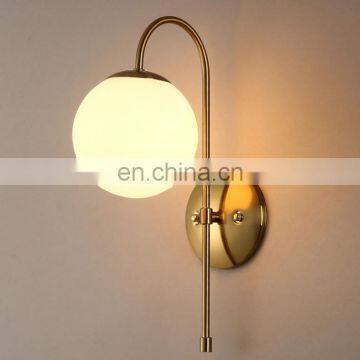 High Quality Decoration Indoor Modern Fancy Glass Ball Wall Lamp photo-2