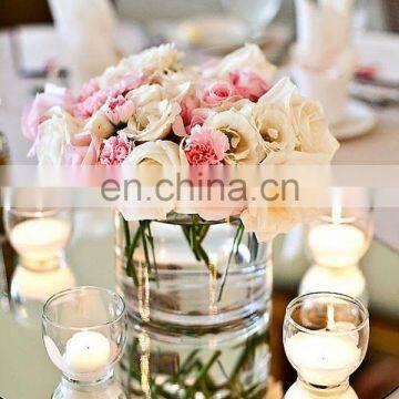 Glass Mirror Candle Plate for Wedding Christmas Party Table Decorations photo-6