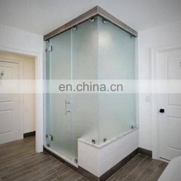 China high quality flat tempered safety glass shelf