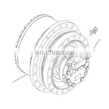 FOMI High Quality Travel Device E374DL 315-4480 Final Drive For Excavator