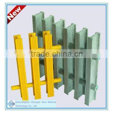 FRP Grating/ Pultruded Grating/ Fiberglass I Beam Conection Grille photo-4