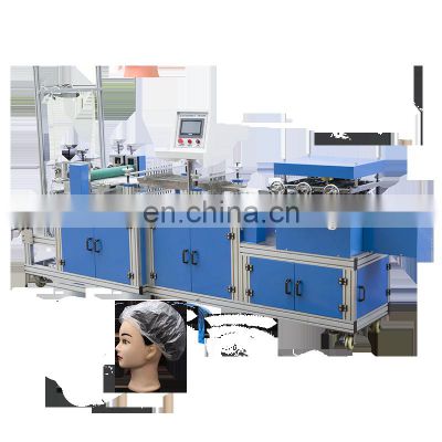 High quality auto two heads baseball bouffant cap making ironing machine