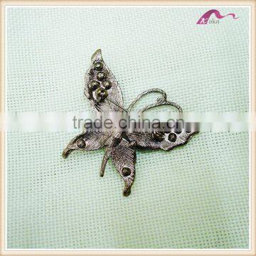 Fashion Korean Jewelry Vintage Butterfly Brooches Crystal Brooches photo-2