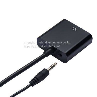 HD 1080P HDMI To VGA Cable Converter HDMI Male To VGA Famale Converter Adapter Digital Analog for Tablet laptop PC TV